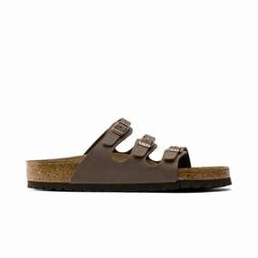 Calm Core Office Attire Birkenstock Women's Florida Soft Footbed - Mocha Birkibuc