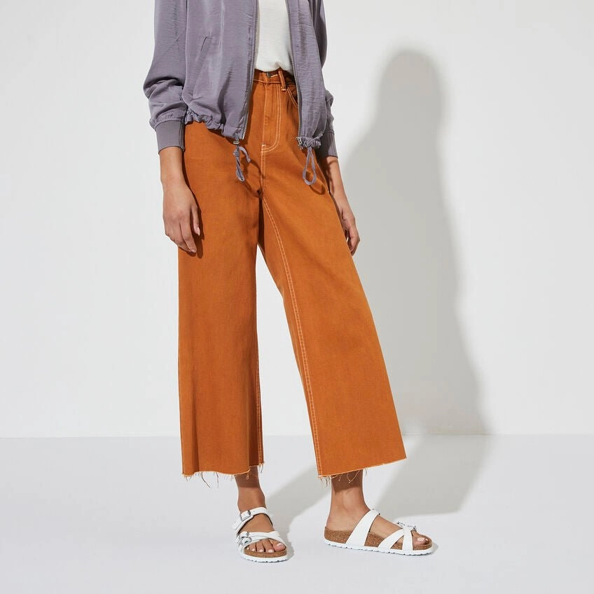 Birkenstock Women's Franca - White Leather EcoCertifiedTextile Virtual Mode