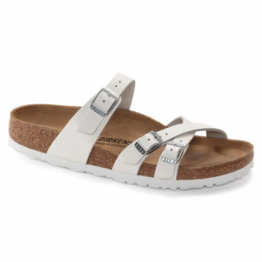 Sustainable Manufacturing StaticFreeLining Birkenstock Women's Franca - White Leather