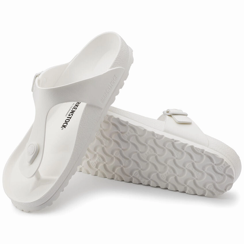 Birkenstock Women's Gizeh EVA - White Clean Cut Flexible Waistband
