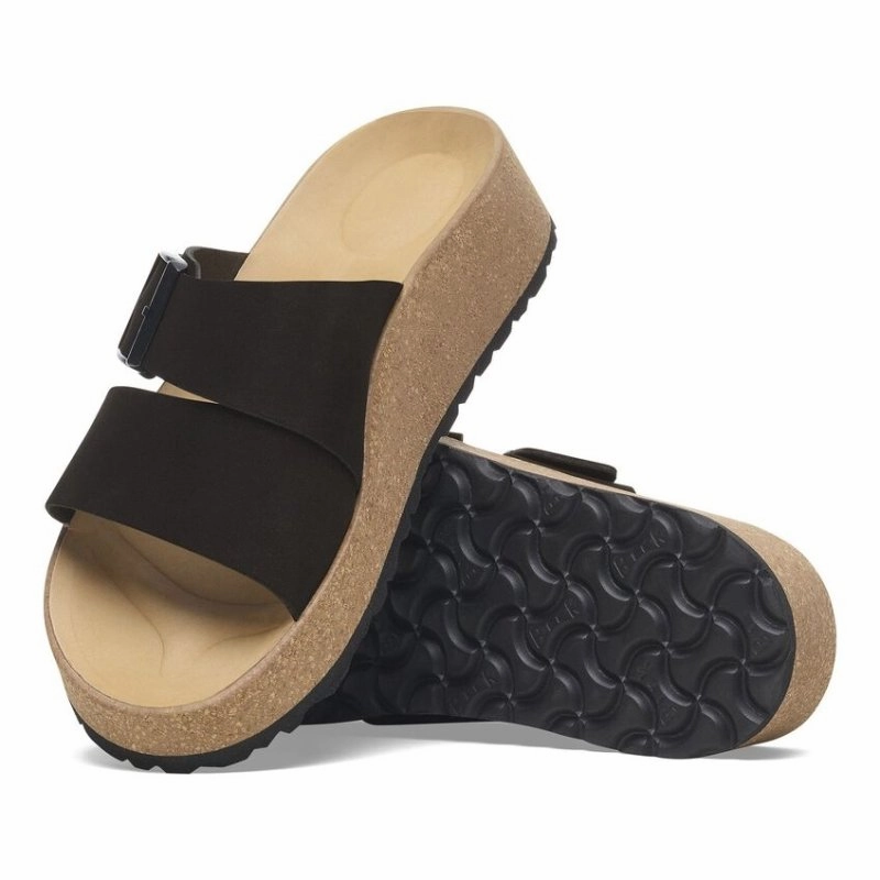 Elite Core Birkenstock Women's Papillio Almina - Black Nubuck
