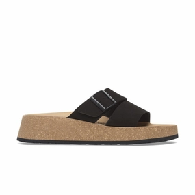 HygroscopicFiber Birkenstock Women's Papillio Almina - Black Nubuck