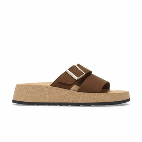 Easy Layering Birkenstock Women's Papillio Almina - Dark Tea Nubuck