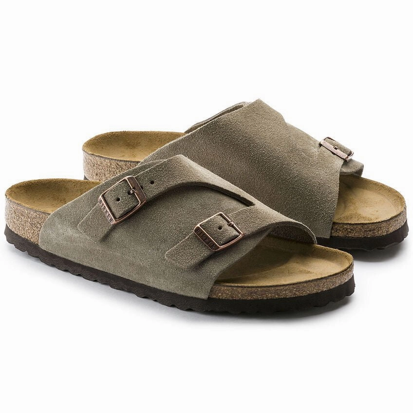 slim fit Seamless transition Birkenstock Zurich - Taupe Suede