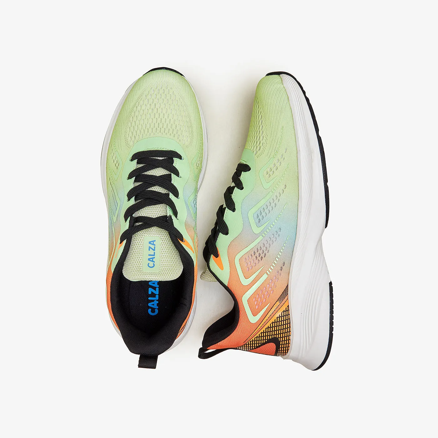 running in light rain shoes Gradient Density Layers Men's Flex Sneakers