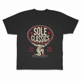 DoubleLayered Fabric Sole Classics Heavyweight Tee 'Black'