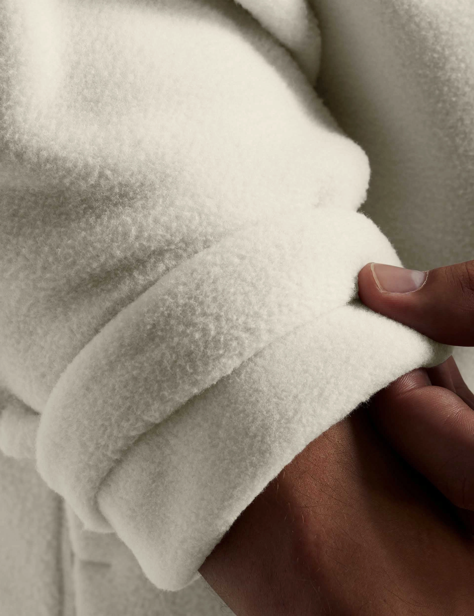 Sprint Fit Expanse Fleece Half Zip - Summit White/Black