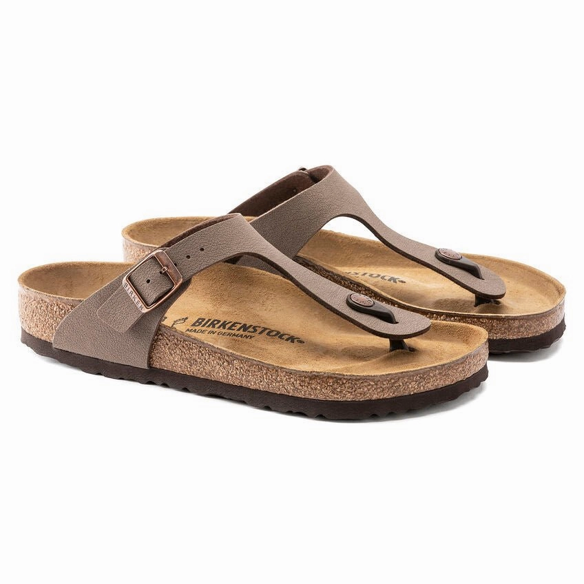 Birkenstock Women's Gizeh - Mocha Birkibuc AI Core
