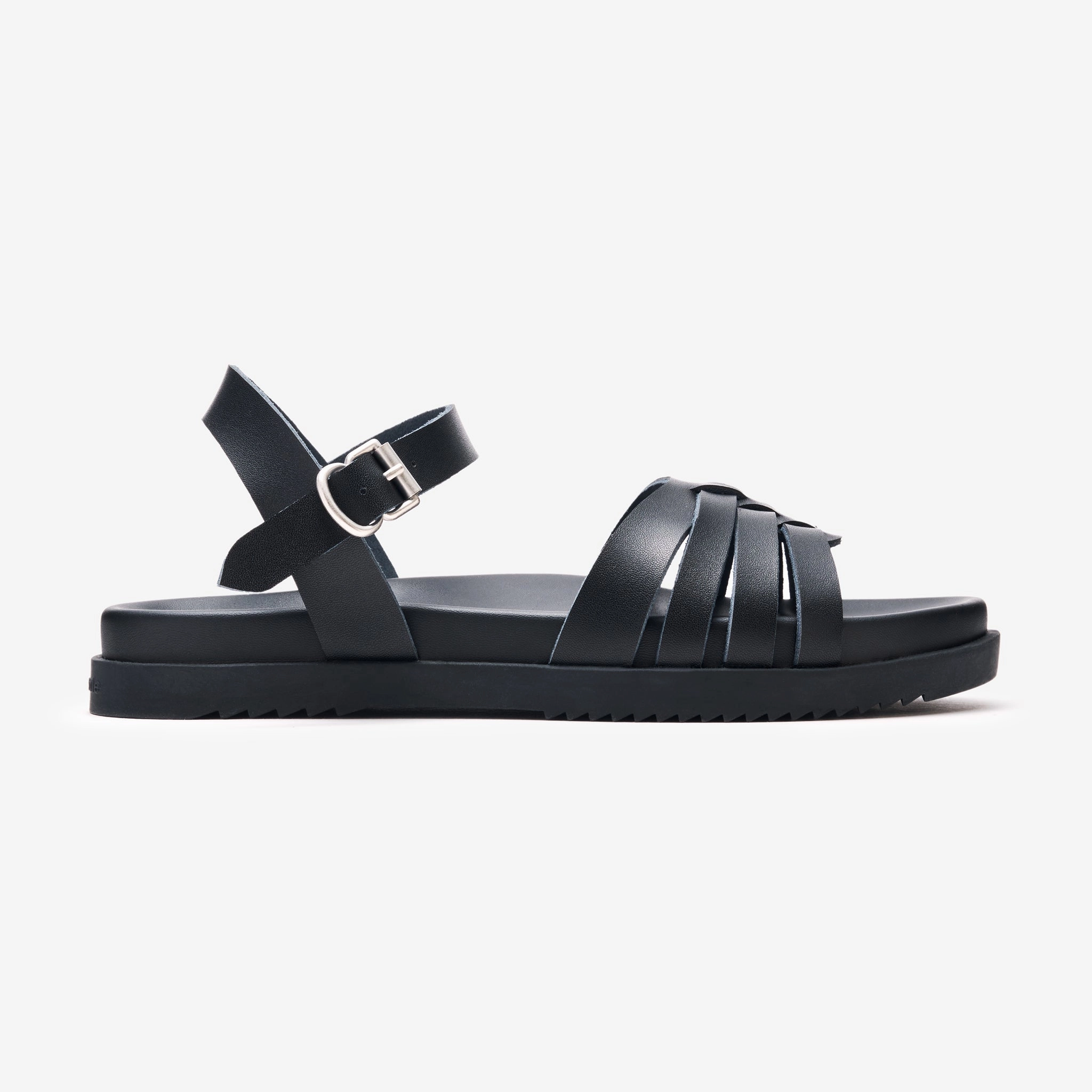 Bonjour Marshmallow - Black non - reflective shoes