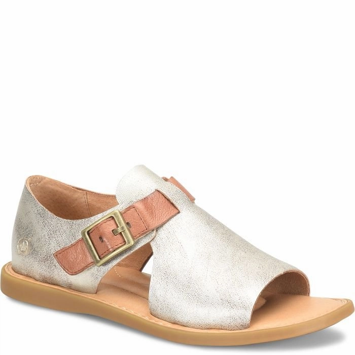 Born Women's Ivey - Light Gold Panna Cotta (Metallic) Insulated Jacket