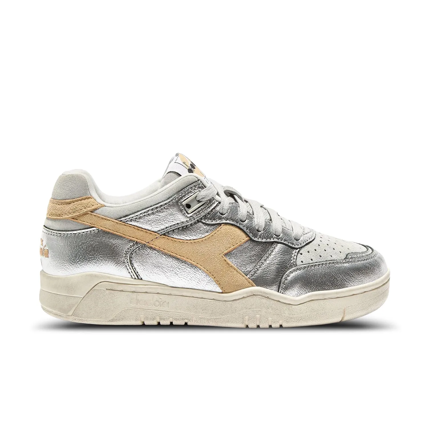 Diadora B.560 Metal S Used 'Aluminum' Generic Gusseted Tongue Design