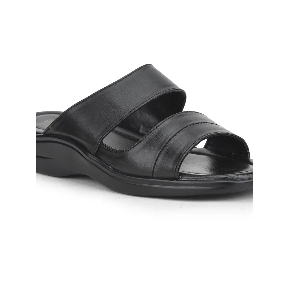 hard - wearing outsole shoes Coolers Casual Black Slippers For Men 2050-S209 By Liberty