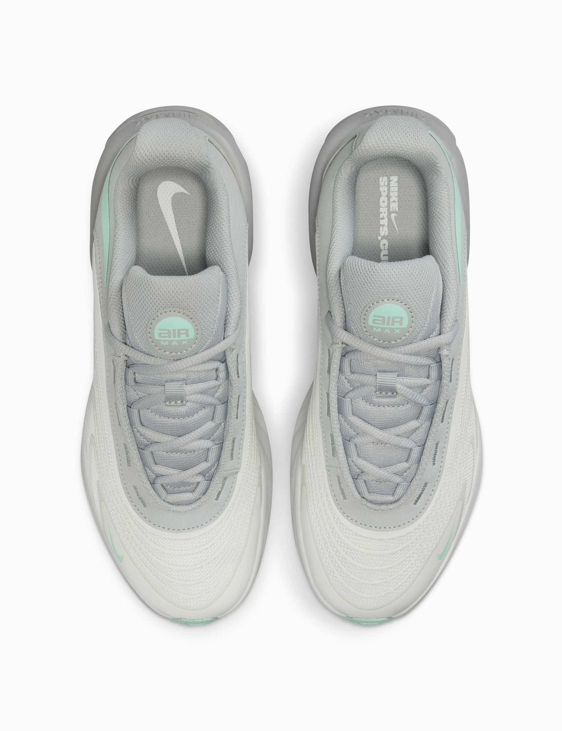 Air Max Fire Shoes - Summit White/Mint Foam/Light Smoke Grey heel - support - system plyometric - training