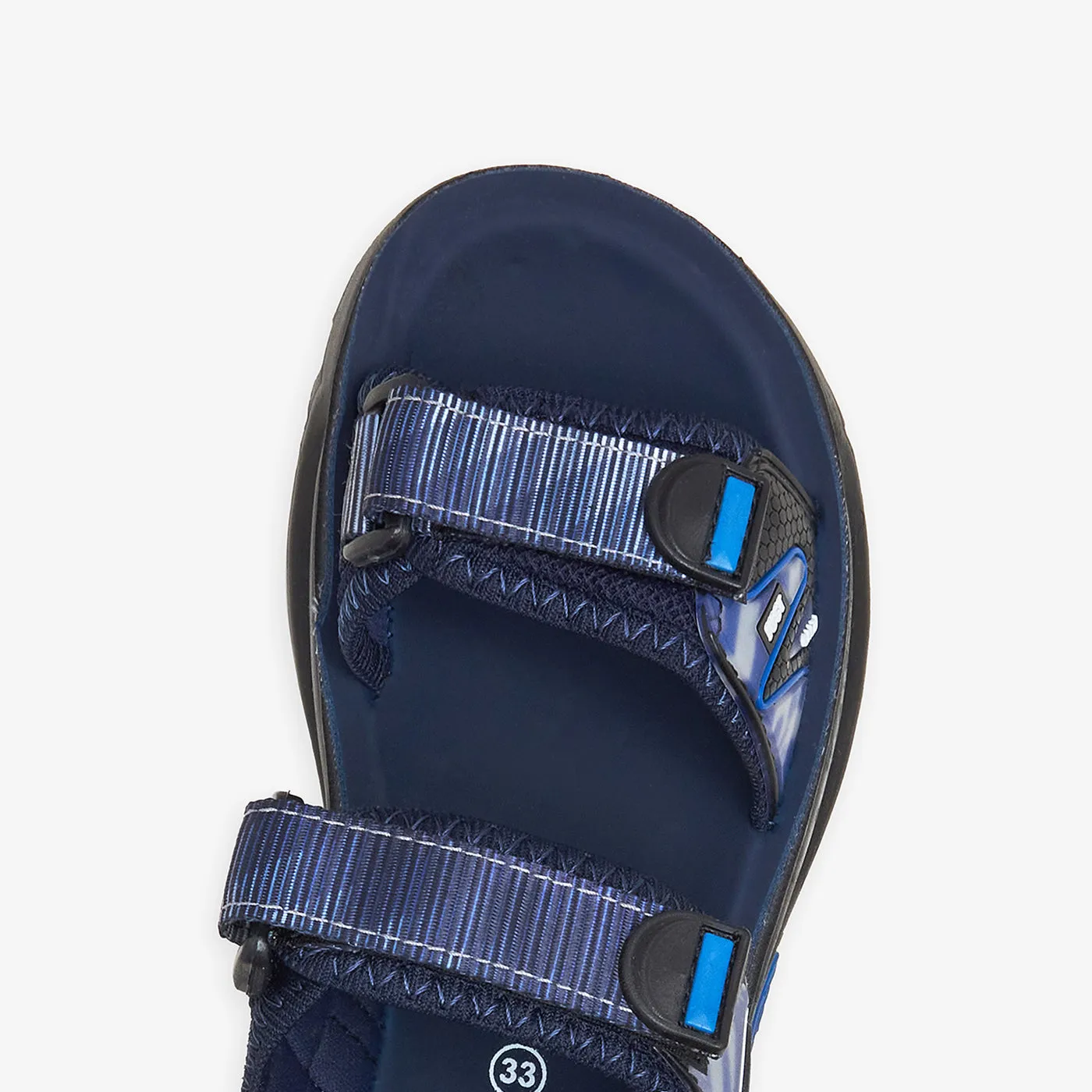 Vertical Flex Notches Boys' Plush Summer Sandals