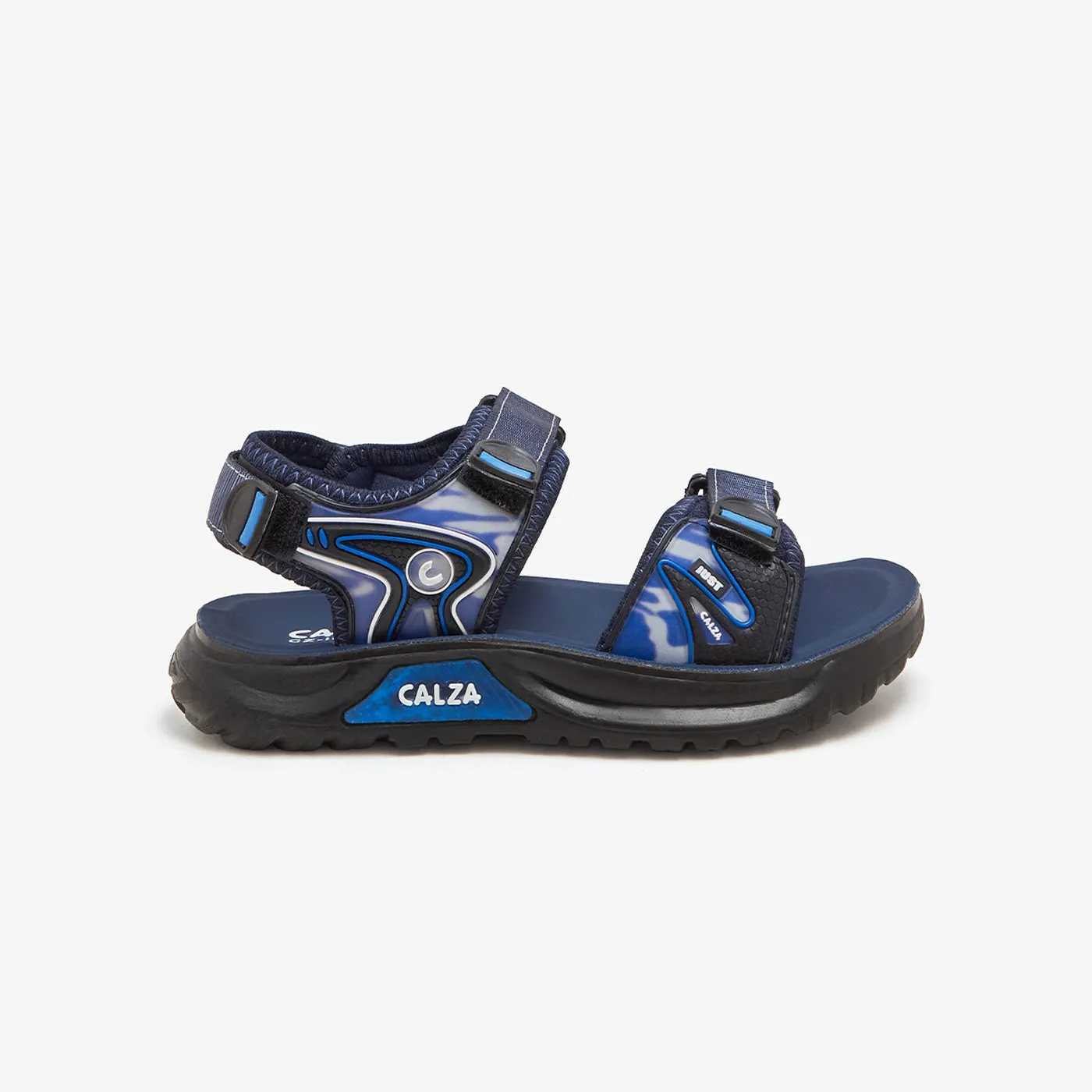 Boys' Plush Summer Sandals Shock Dispersing Midlayer Stability Control Features