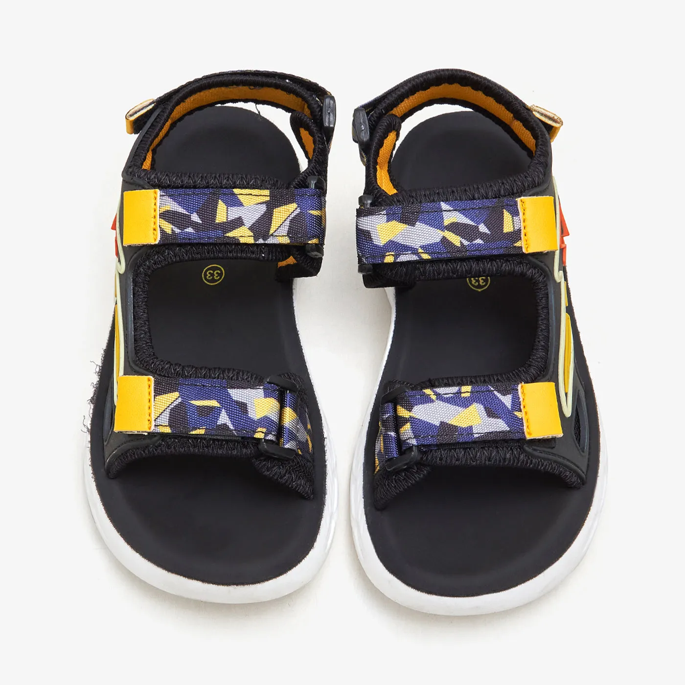 Senior runner Boys' Printed Mesh Sandals