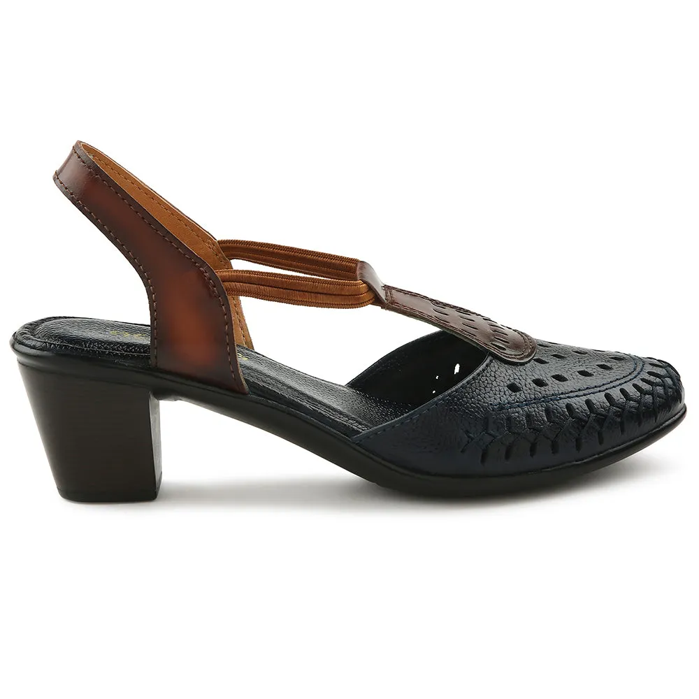 Healers Navy Blue Sandal For Women TLO-41 By Liberty Full Stability shoe insoles