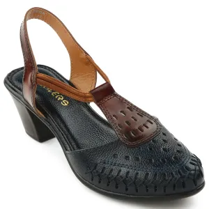 closed - toe - feature shoes Healers Navy Blue Sandal For Women TLO-41 By Liberty