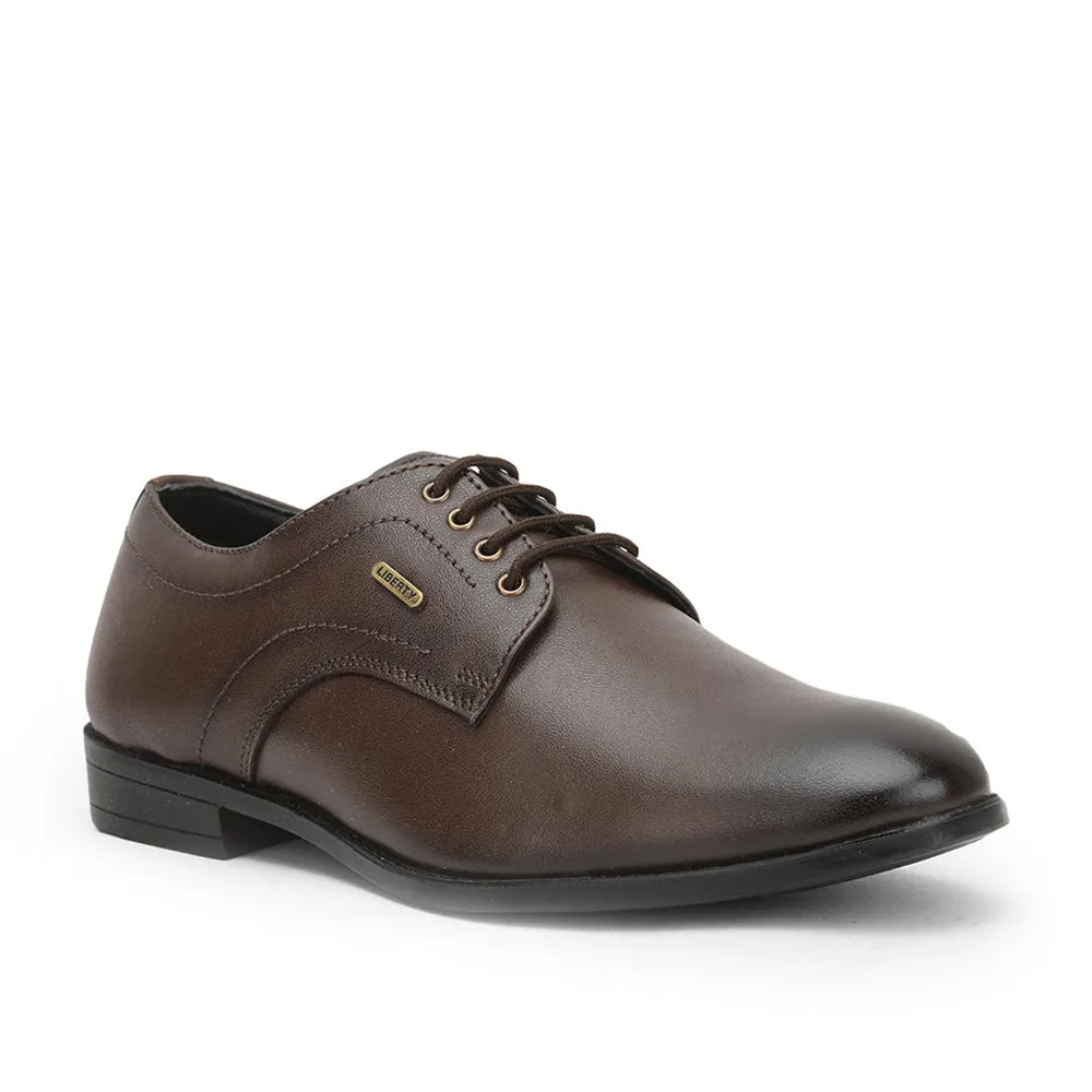 Fortune (Brown) Formal Lace Up Derby Shoes For Men HOL-109 By Liberty Oxygenated Foam Core quiet shoes