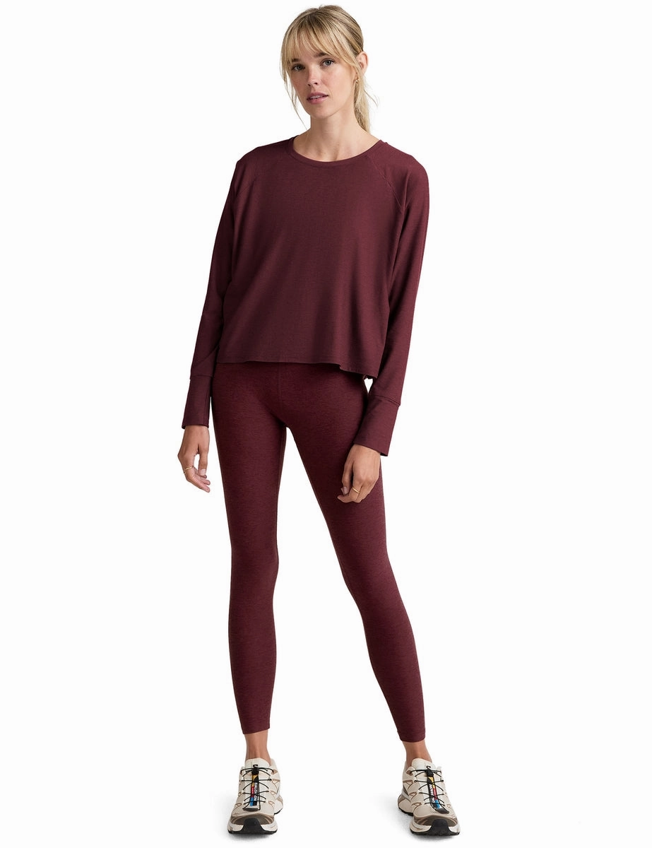 Featherweight Daydreamer Pullover - Midnight Burgundy Heather Craft Soul