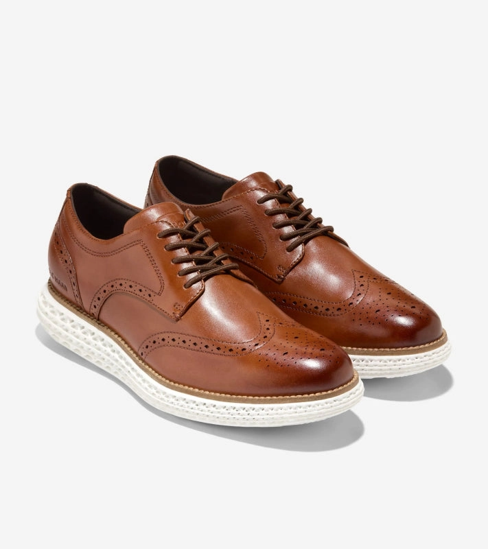 American Ease Nordic Light Cole Haan Men's OriginalGrand 2.0 Wingtip - British Tan