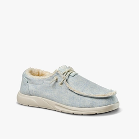 Parisian Chic Accessory Fashion Reef Women's Cushion Coast Cozy - Blue