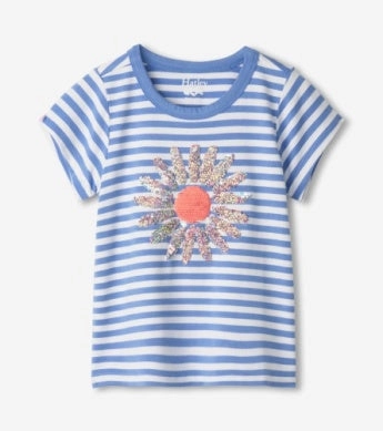 Sweet Hatley Bamboo Tee - Cornflower Stripes