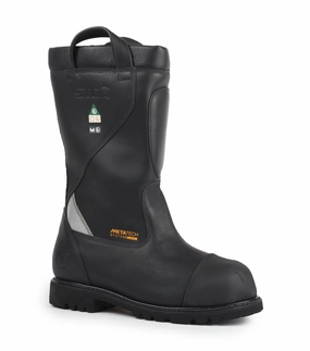 Thermoregulating Layers Marshall, Black | NFPA Firefighter Boots | Metatarsal Protection