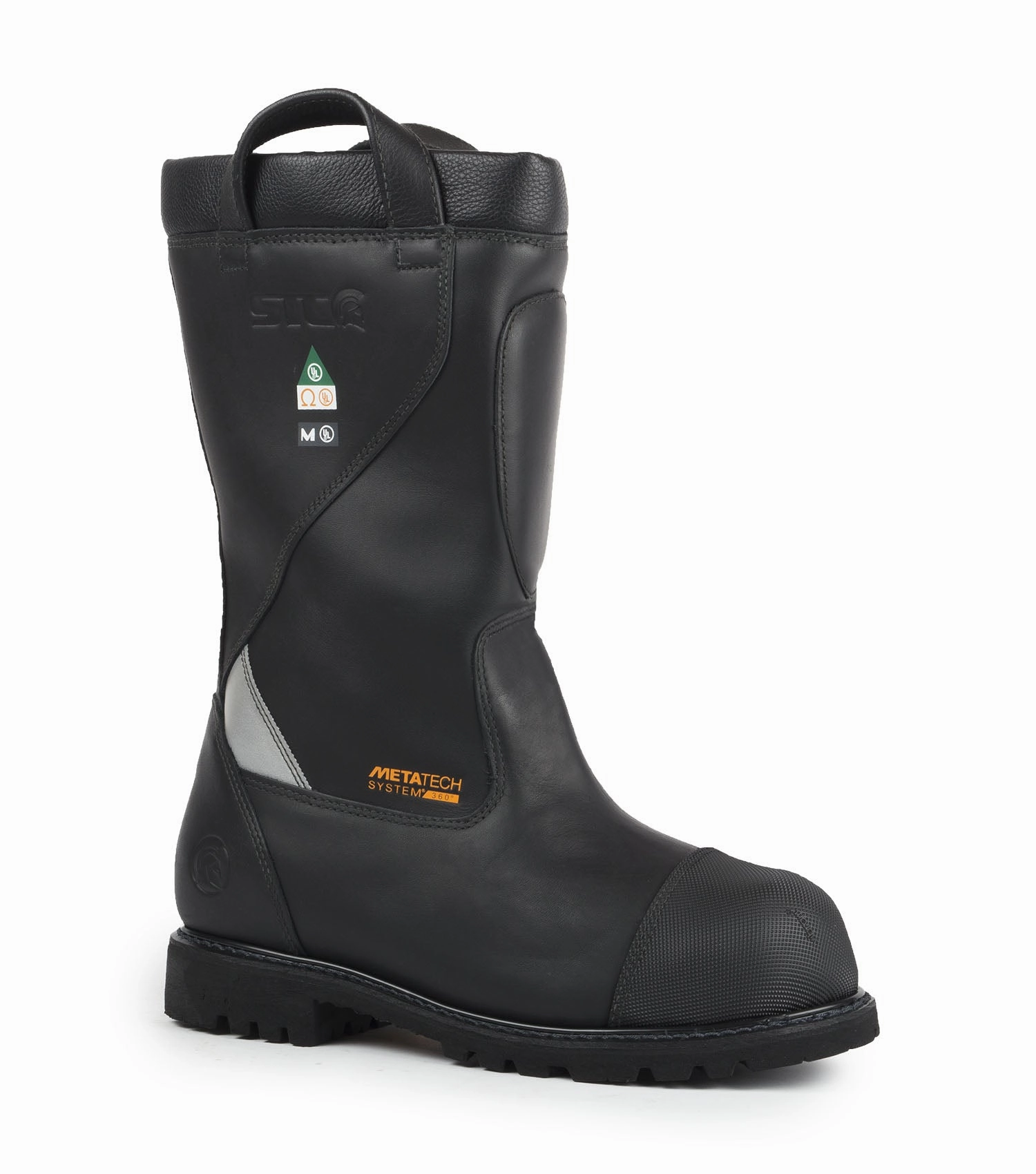 Fast Paced Marshall, Black | NFPA Firefighter Boots | Metatarsal Protection