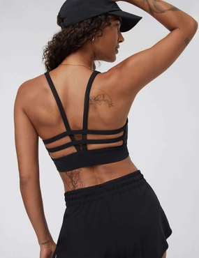 Yosemite Longline Bra - Black Body-Hugging Fit Non-Binding Band