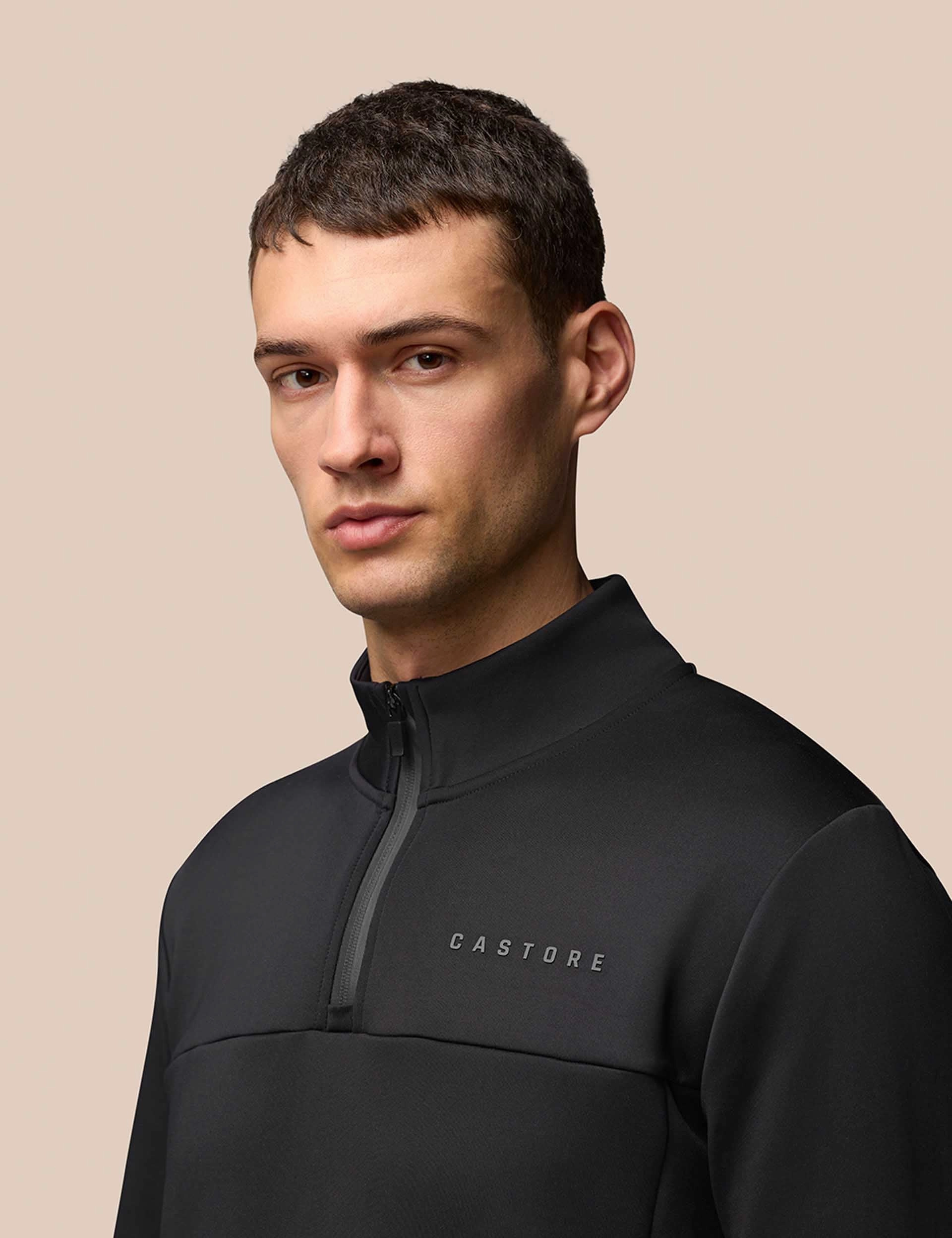 Scuba 1/4 Zip - Black Workwear Essentials Kind Soul