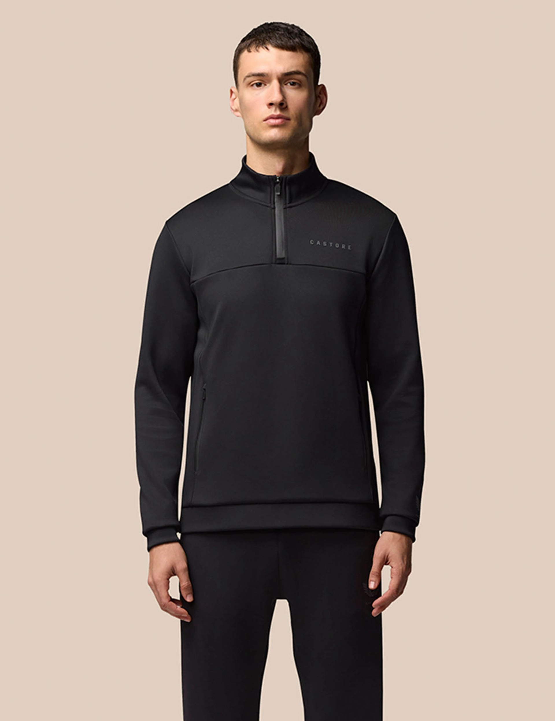 Snow Core Scuba 1/4 Zip - Black