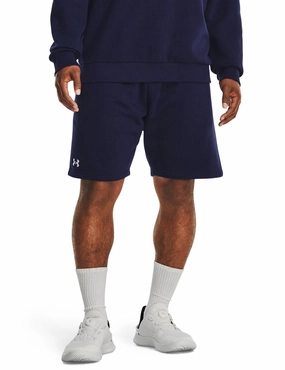 Rival Fleece Shorts - Midnight Navy/White Everyday Look