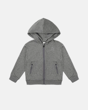 Rylee & Cru Century Tech Hoodie - Heathered Black Glossy