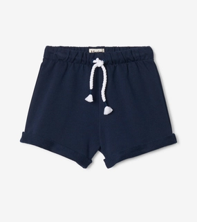 Hatley Pull-On Shorts - Navy Volleyball clothes for children Edgy