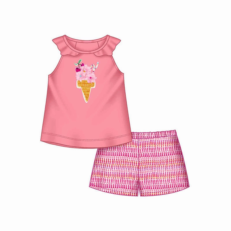 Mayoral Short Set - Camillia Ombre colored kids' wear Relaxed - Fit