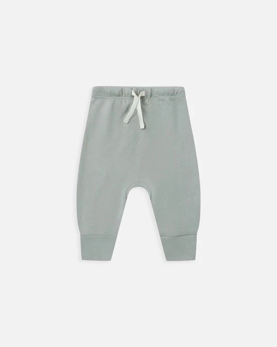 Camouflage wear for kids Recycled Quincy Mae Drawstring Pants - Steel Blue