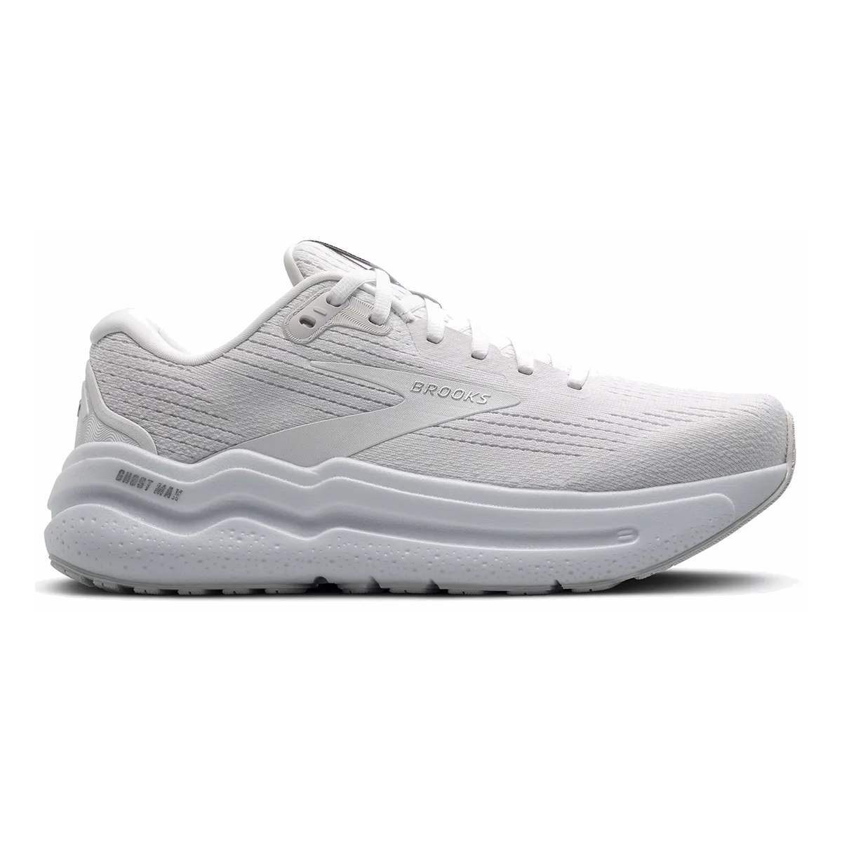 Brooks Ghost Max 2 - Bright White - Bright White interval - training shoes hilly - terrain - runner