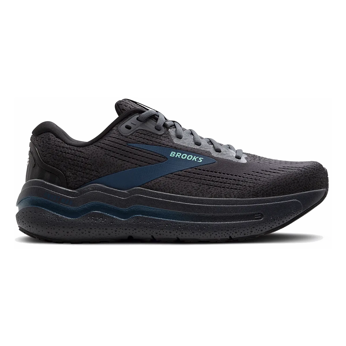 combination shoes Brooks Ghost Max 2 - Ebony - Cockatoo - Blue Sapphire