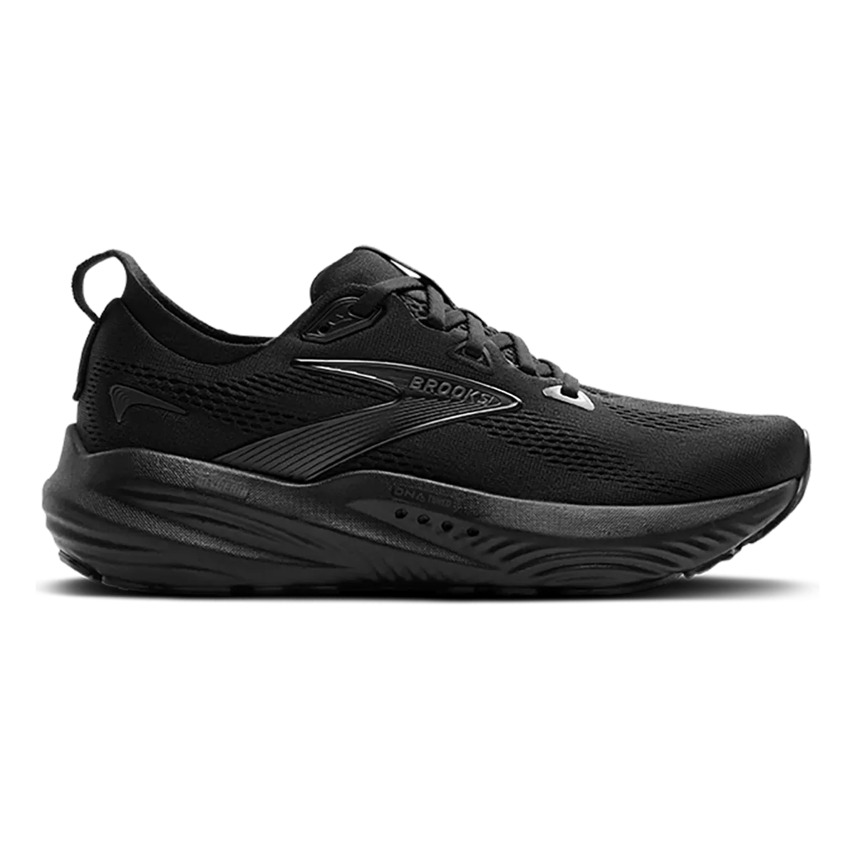 Snowy running cold weather running shoe situation Brooks Glycerin 22 Black - Black - Ebony