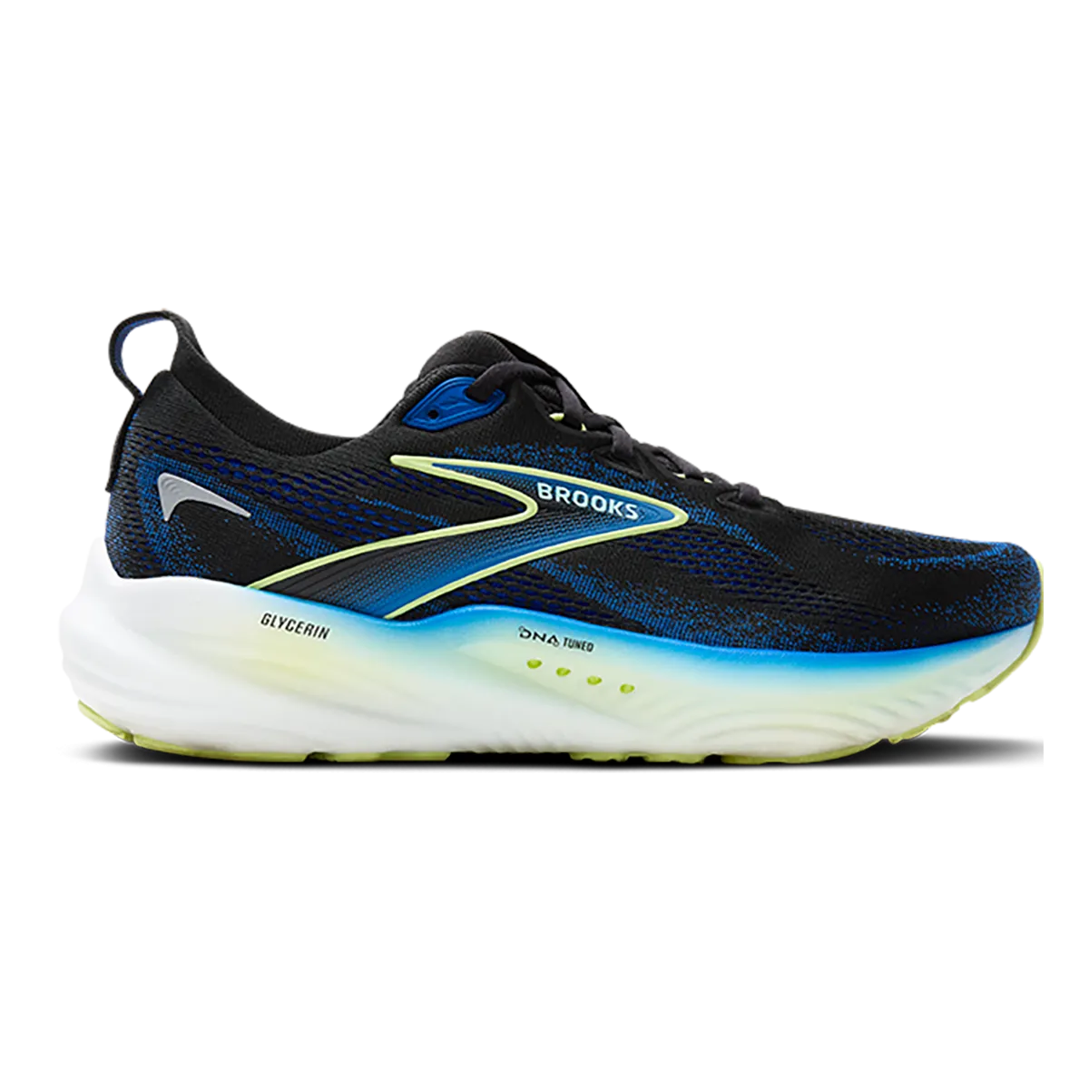 Brooks Glycerin 22 Black - Cobalt - Neo Yellow occasional - running option shoes youth sizes