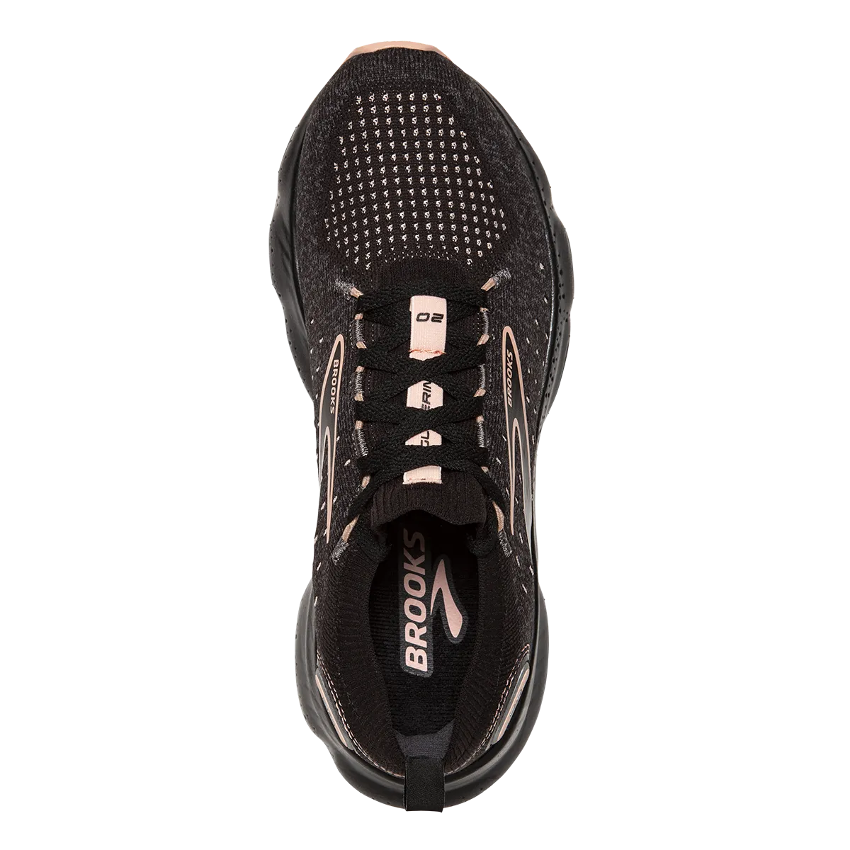 Brooks Glycerin StealthFit 20 Zero Drop Profile Heel Stabilization Frame