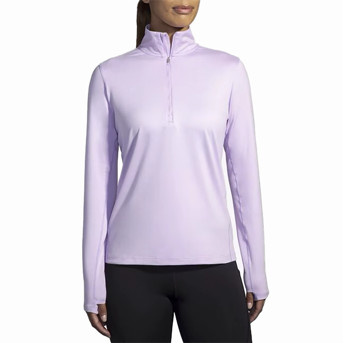 Travel Light Cozy Dress Brooks Dash 1/2 Zip 2.0