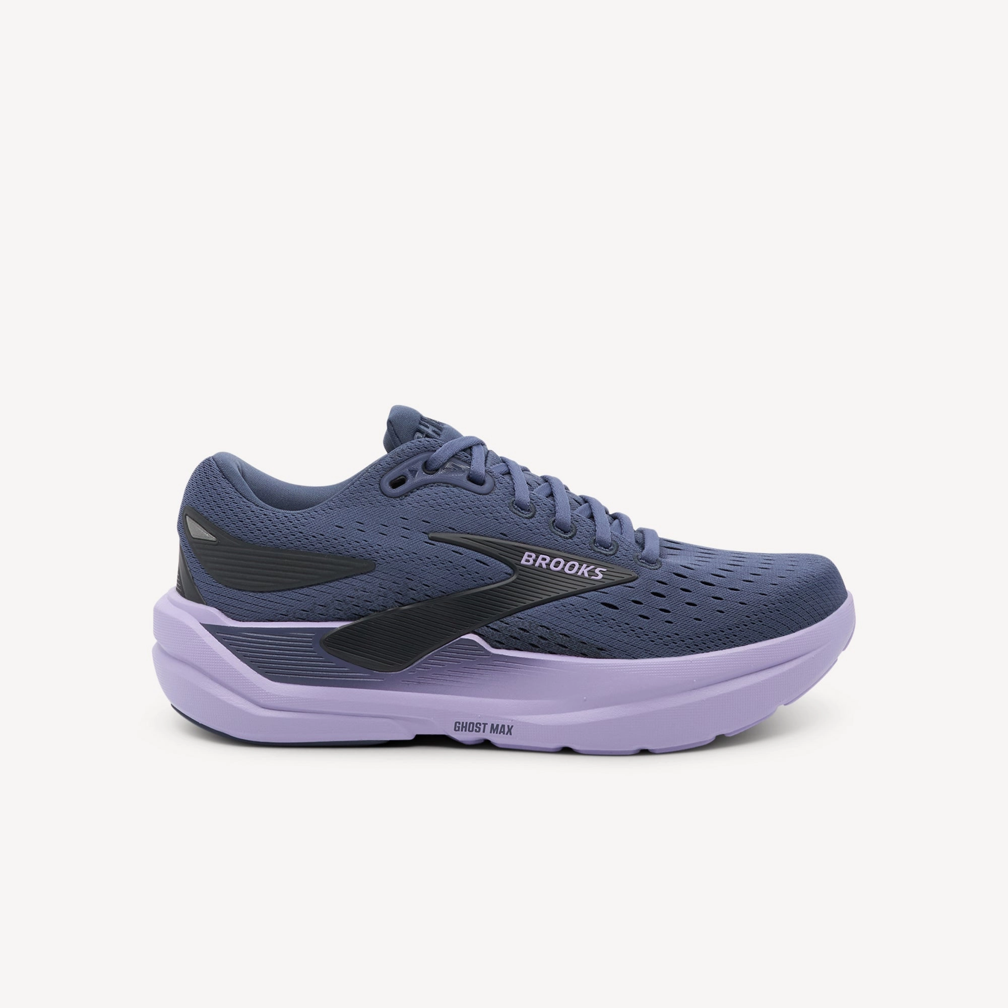 Brooks Ghost Max 3 Nightshadow / Ebony / Purple Womens suitable for races formal - use shoes