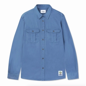 Buttergoods Washed Pocket L/S Shirt 'Pacific' EcoFriendlyProduction Durable Reinforced Edges