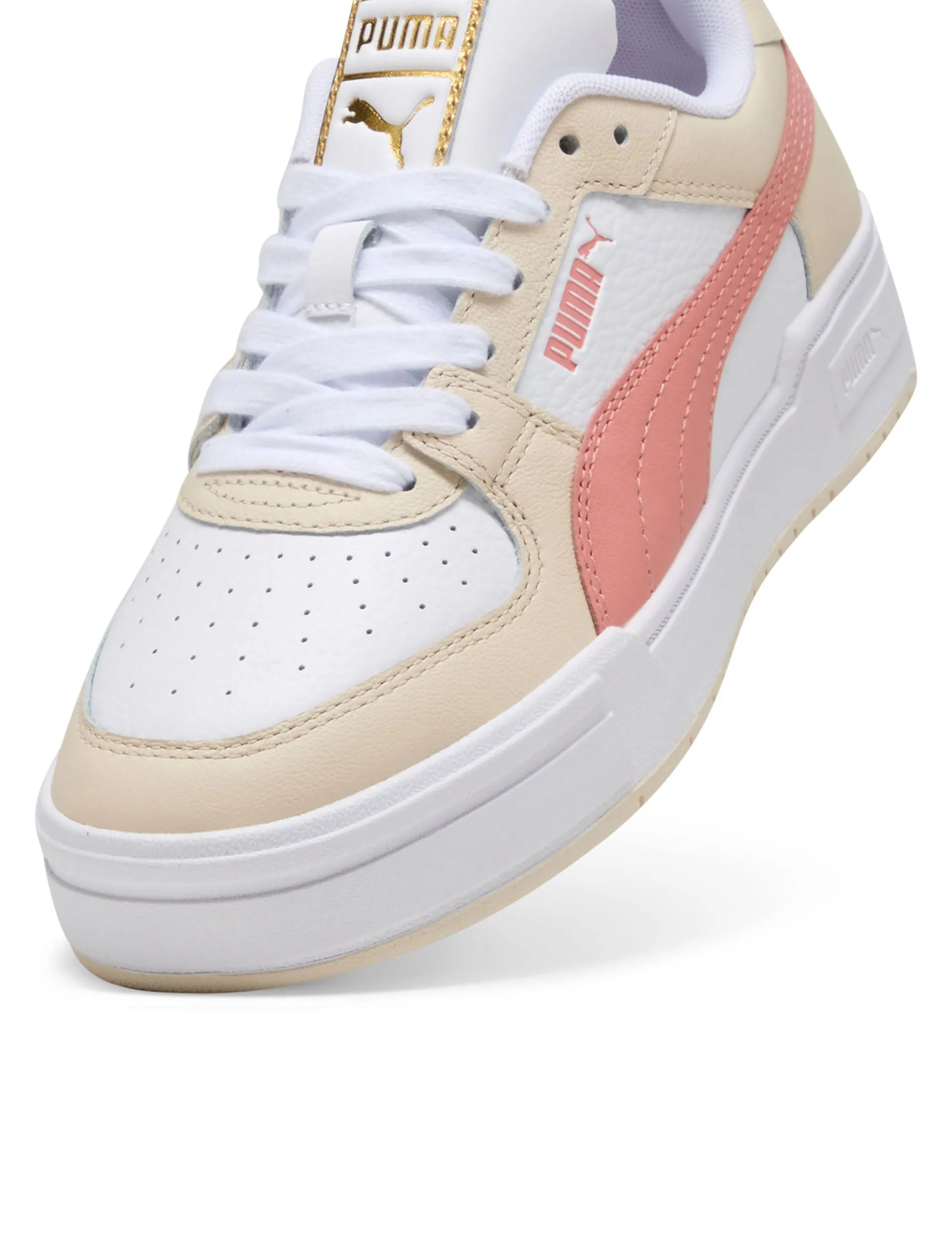 CA Pro Classic II Sneakers - White/Alpine Snow/Pink Fruit Motion Control Arch Anti - stress