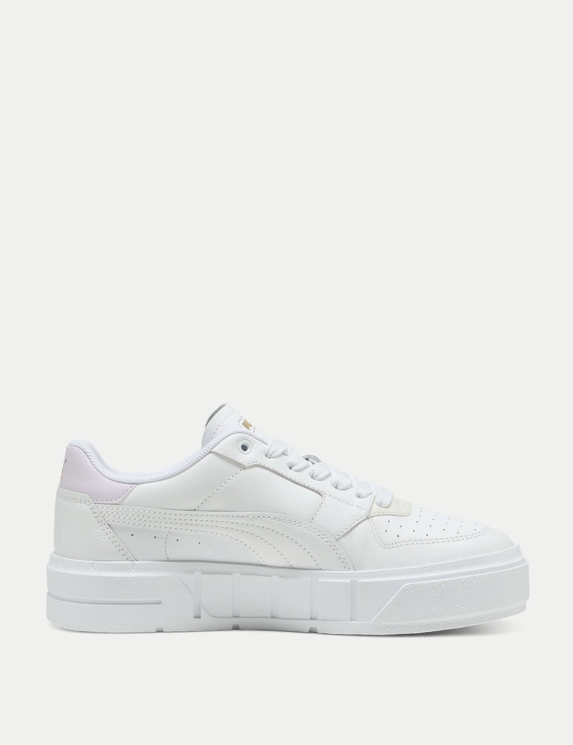 Cali Court Leather Sneakers - White/Lilac Frost carbon fiber plate running shoes