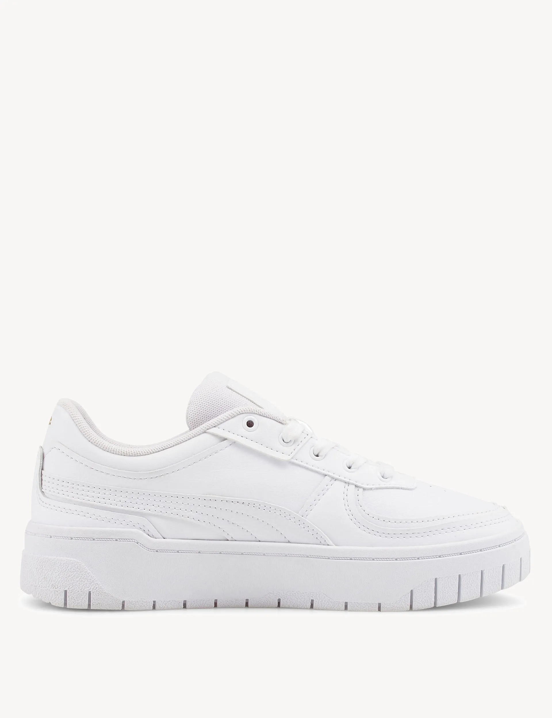 Cali Dream Leather Sneakers - White Athletic Look easy - to - store