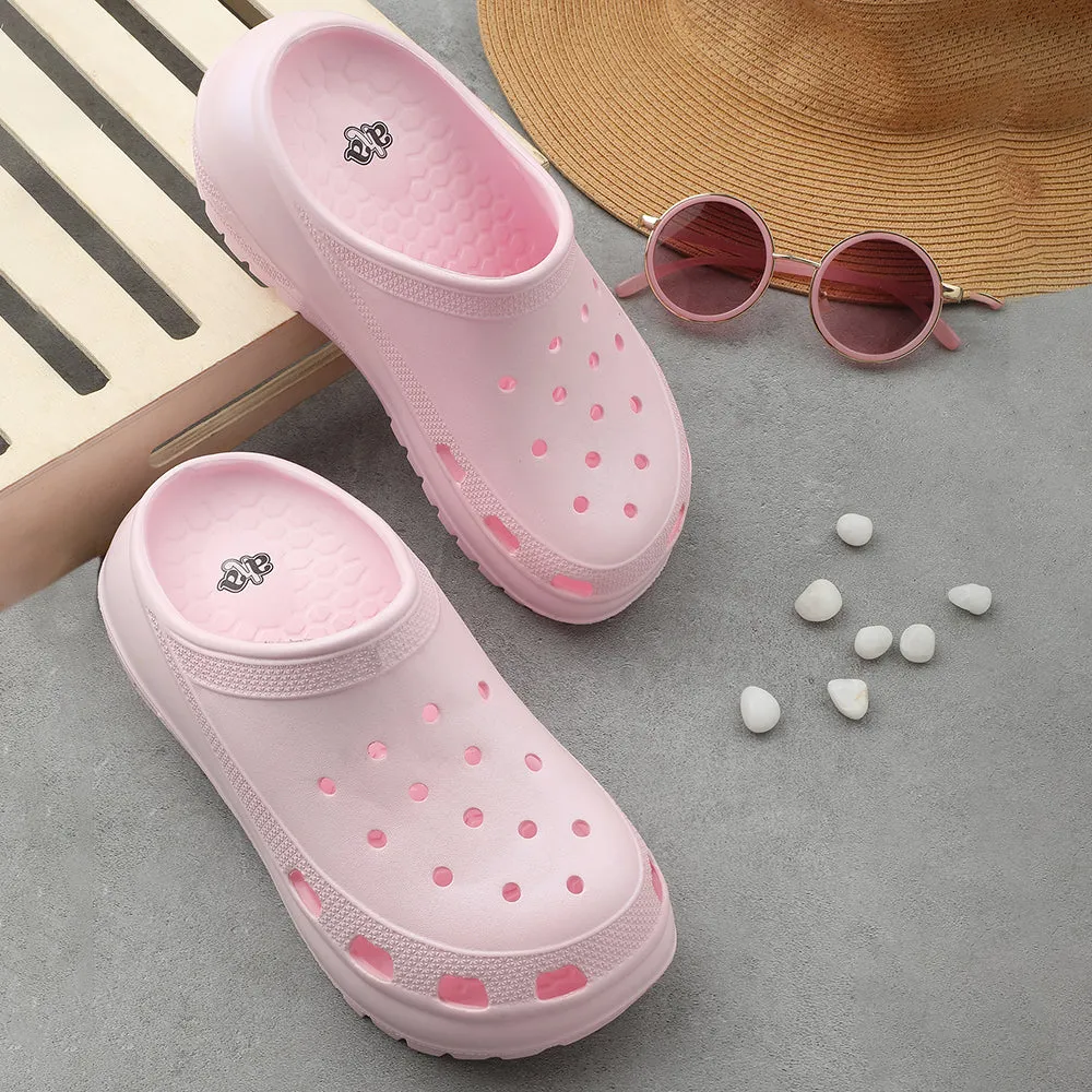 static - free shoes A-HA Pink Slingback Clogs For Women LB418-1E By Liberty