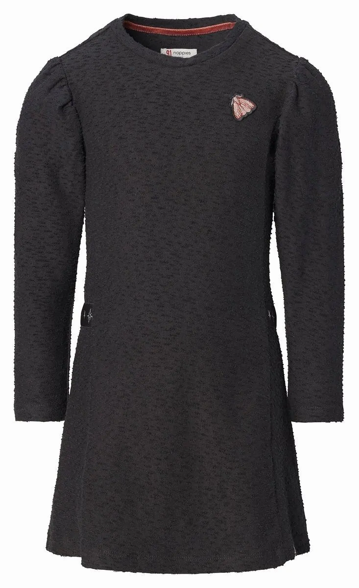 Noppies Keswick Phantom Long Sleeve Dress Washable kids' apparel Stretchable kids' wear